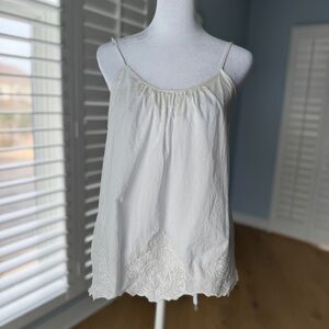 White Lace Tank Top from Charming Charlie Size Small